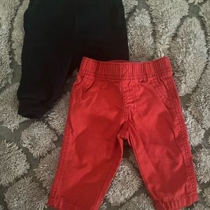 2 pair of 0-3 month pants